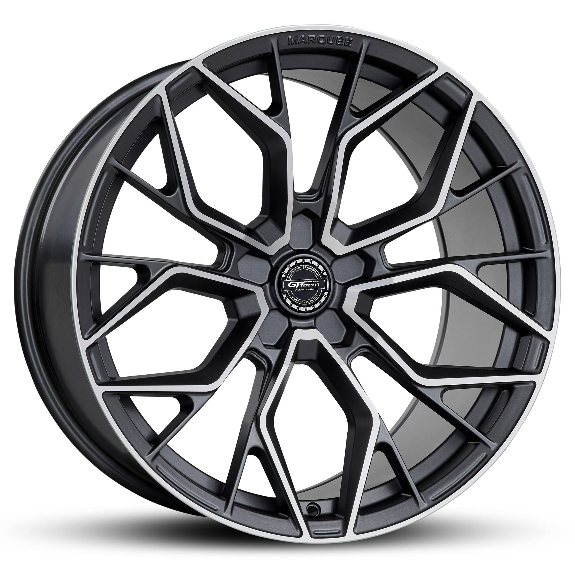 GT FORM MARQUEE GUNMETAL MACHINED FACE 18X8