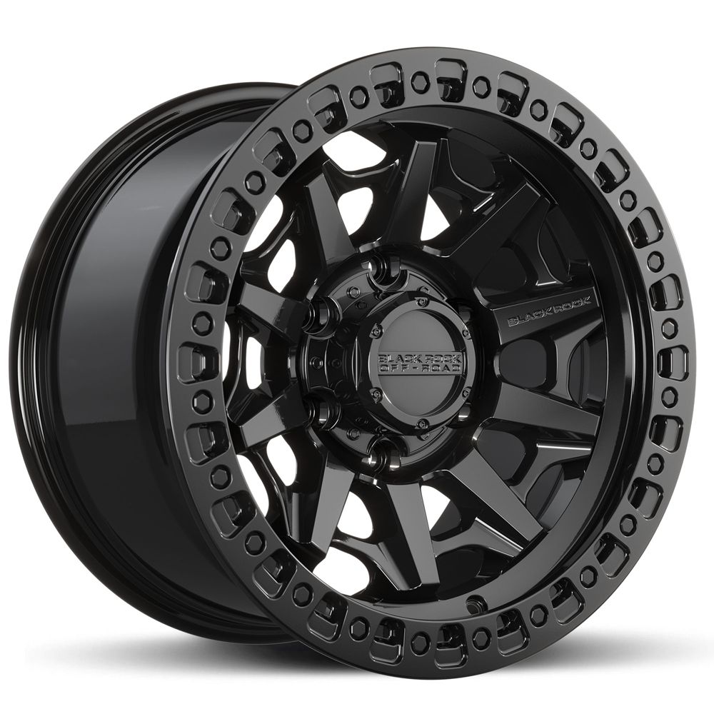 BLACK ROCK CAGE GLOSS BLACK 18X9