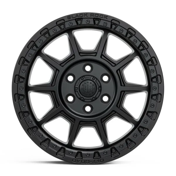 BLACK ROCK GUNNER SATIN BLACK 16X7