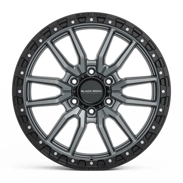 BLACK ROCK RAMBLER DARK GREY BLACK RING 20X9