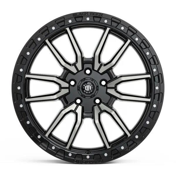 BLACK ROCK RAMBLER GLOSS BLACK TINTED 20X9