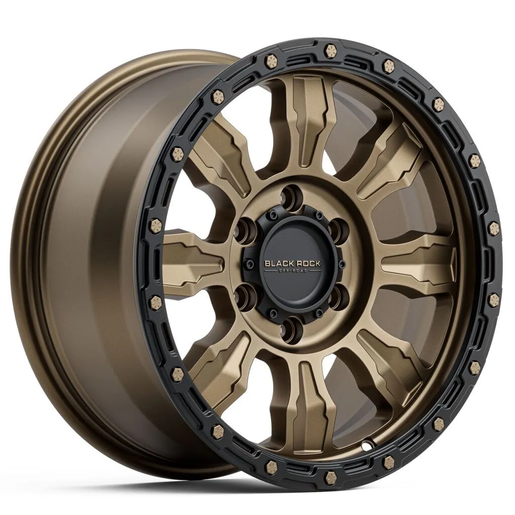 BLACK ROCK VENTURE DARK BRONZE BLACK RING 20X9