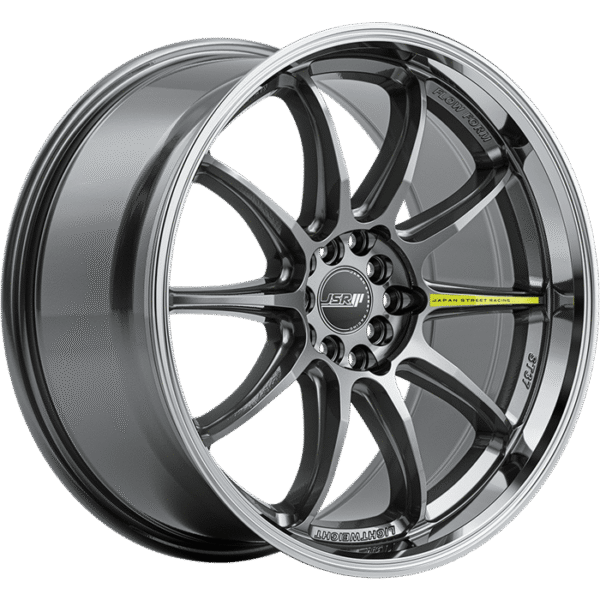 JSR ST37 GUNMETAL GREY MACHINED LIP 19X8.5