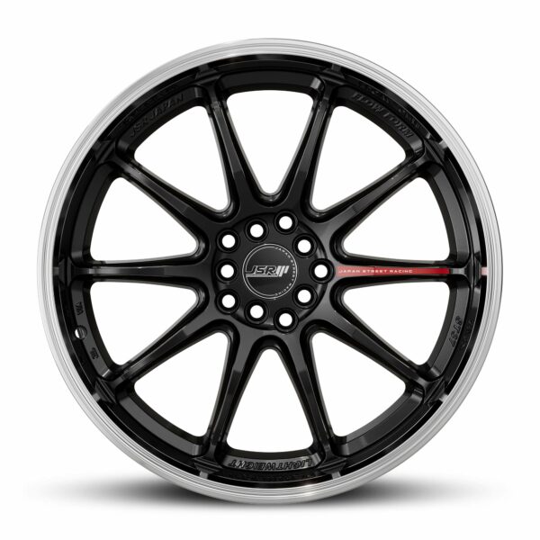 JSR ST37 GLOSS BLACK MACHINED LIP 19X9.5