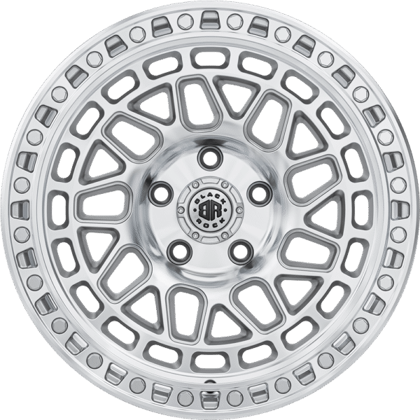 BLACK ROCK FURY SILVER MACHINED 18X9