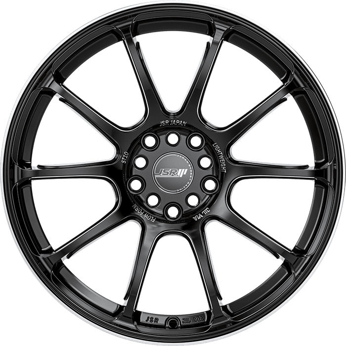 JSR ST10 GLOSS BLACK MACHINED LIP 18X8.5