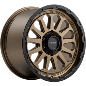 BLACK ROCK PRIME DARK BRONZE WITH BLACK RING 20X9