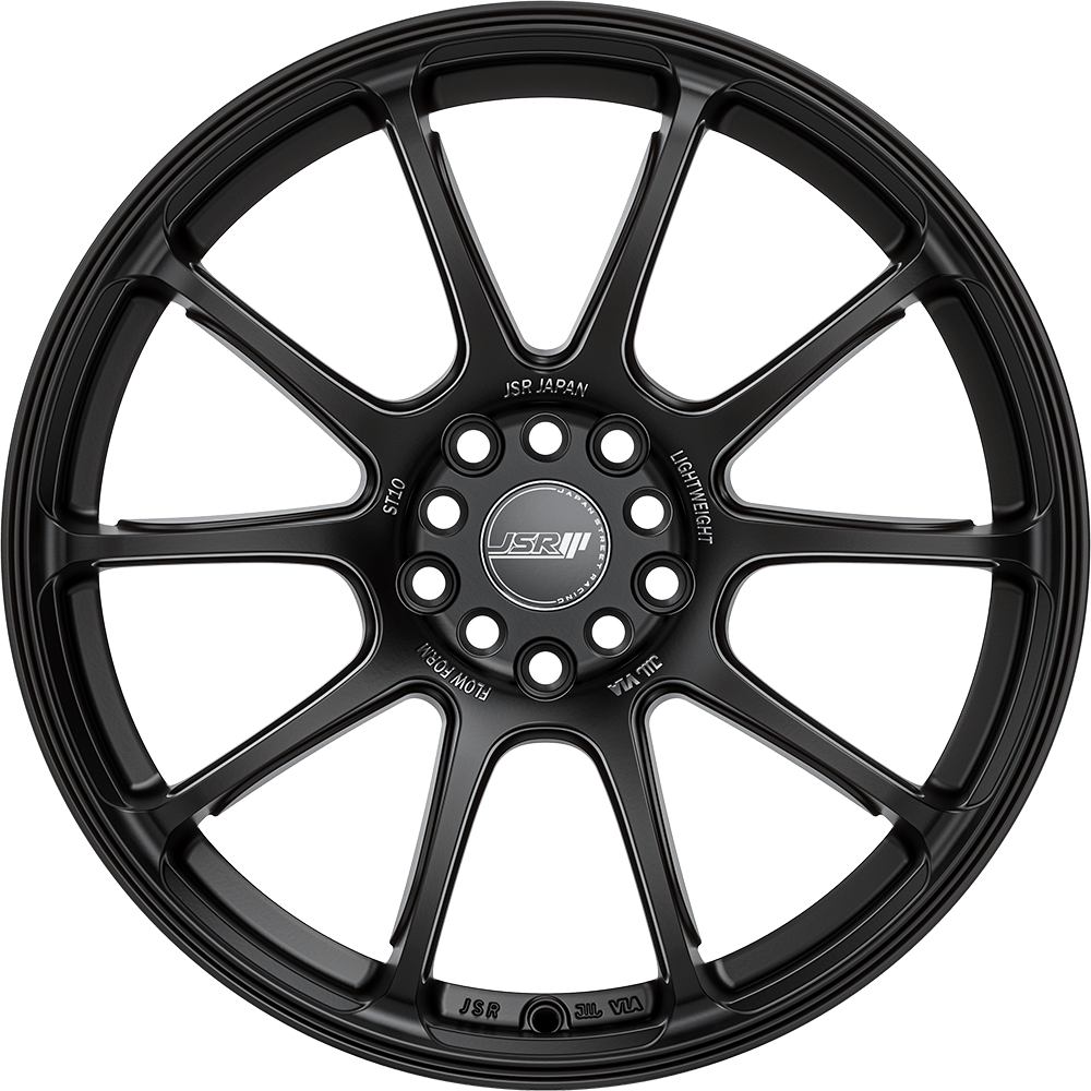 JSR ST10 SATIN BLACK 17X8