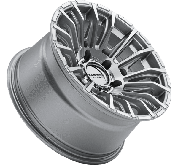 BLACK ROCK MAYHEM SILVER MACHINED 17X9