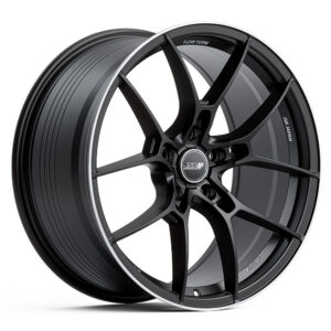 JSR ST57 Satin Black Machined Lip 18x8