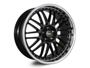 Simmons OM-1 multi-spoke wheel in Gloss Black Mirror Lip finish