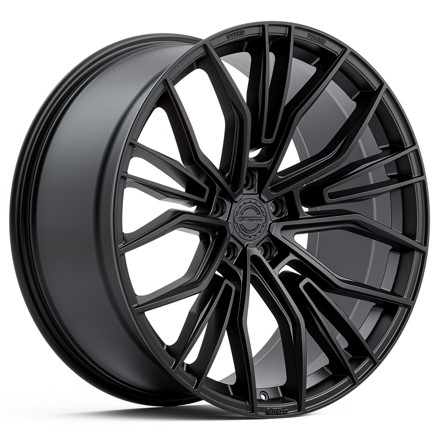 GT FORM HF5.1 Satin Black 22x10.5 – Drill-to-order GT FORM HF5.1 Satin Black