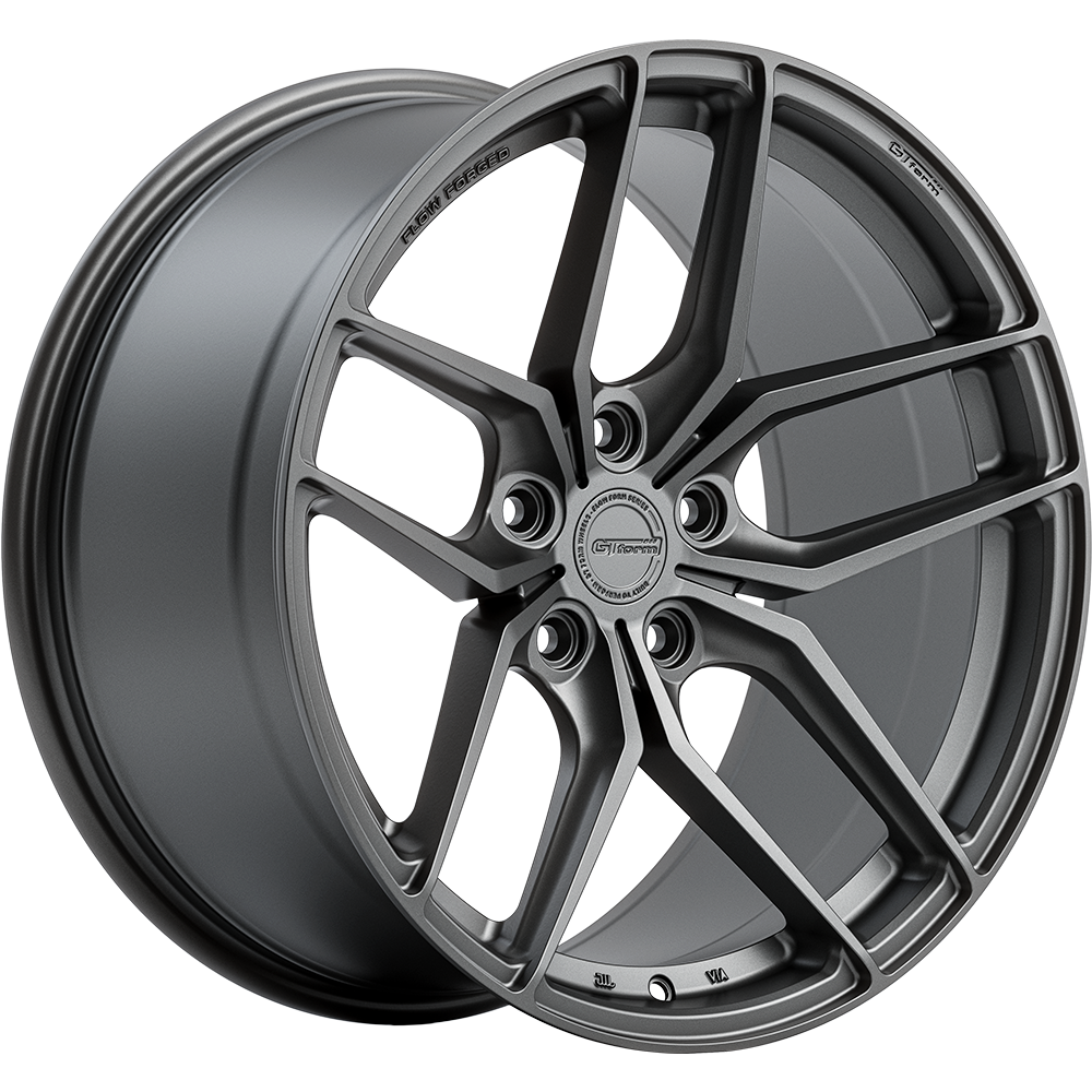 GT FORM LSR Matte Gunmetal 19x8.5 – Ready-drilled GT FORM LSR Matte Gunmetal