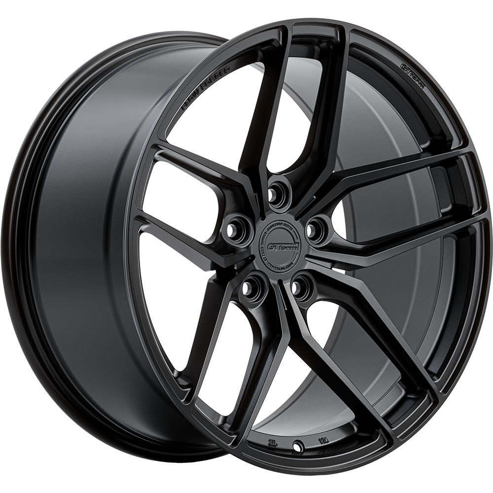 GT FORM LSR Satin Black 19x8.5 – Ready-drilled GT FORM LSR Satin Black