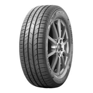 Kumho Ecsta HS52 tyre model illustration; sidewall markings vary by size