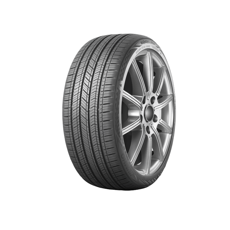 Kumho Majesty 9 Solus EV TA91 tyre model illustration; exact OE sidewall markings vary