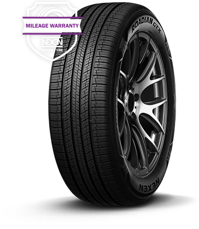 Nexen ROADIAN GTX tyre tread and sidewall