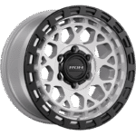 ROH ATLAS Machined Centre Black Lip wheel; model and finish reference; fitment may vary