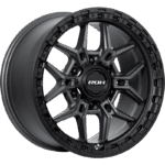 ROH AXE Graphite Centre Black Lip wheel; model and finish reference; fitment may vary