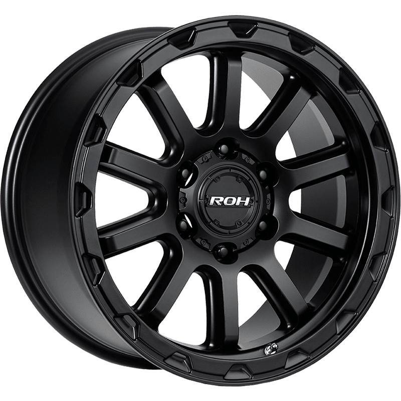 ROH ONYX Matte Black wheel catalogue ROH ONYX Matte Black wheel; model and finish reference; fitment may vary
