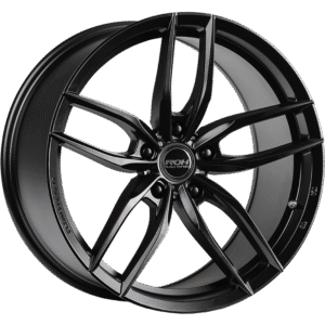 ROH RF3 Matte Black wheel; model and finish reference; fitment may vary