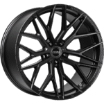 ROH RF4 Matte Black wheel; model and finish reference; fitment may vary