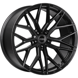 ROH RF4 Matte Black wheel; model and finish reference; fitment may vary