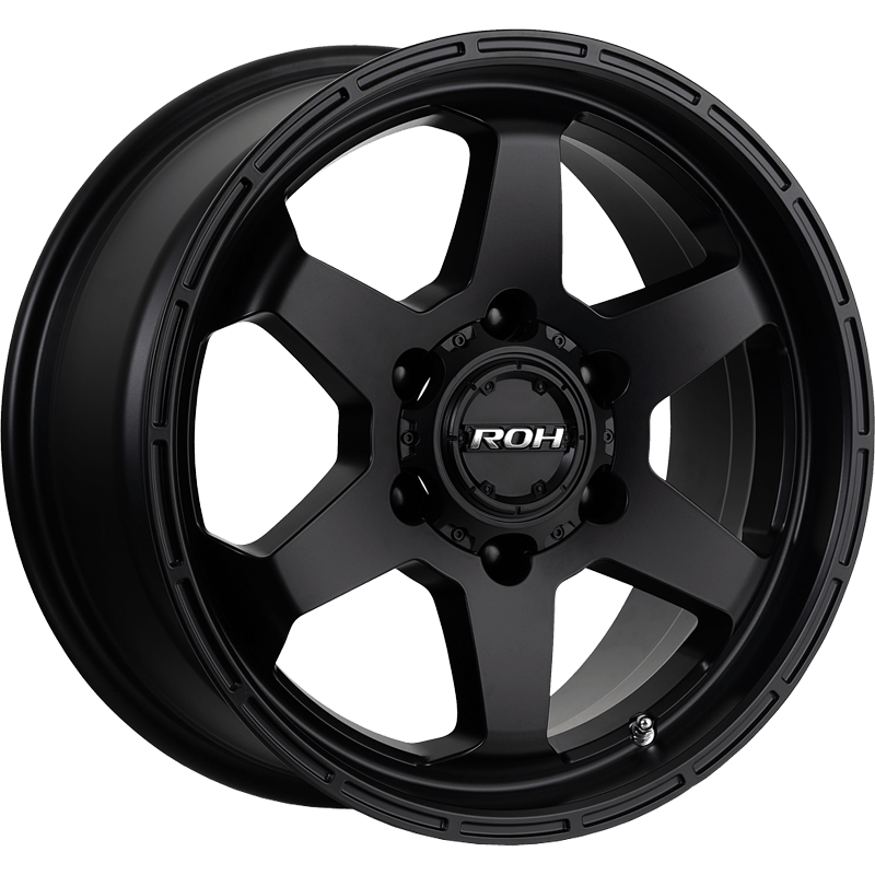 ROH TORQUE Matte Black wheel catalogue ROH TORQUE Matte Black wheel; model and finish reference; fitment may vary