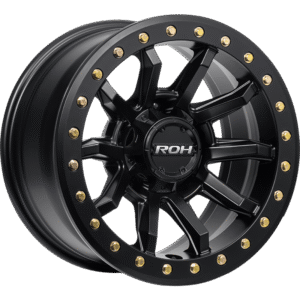 ROH ZULLO 5 Matte Black wheel; model and finish reference; fitment may vary